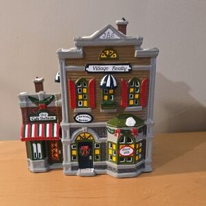 Dept 56 Snow Village - Village Realty/Cafe Italiano